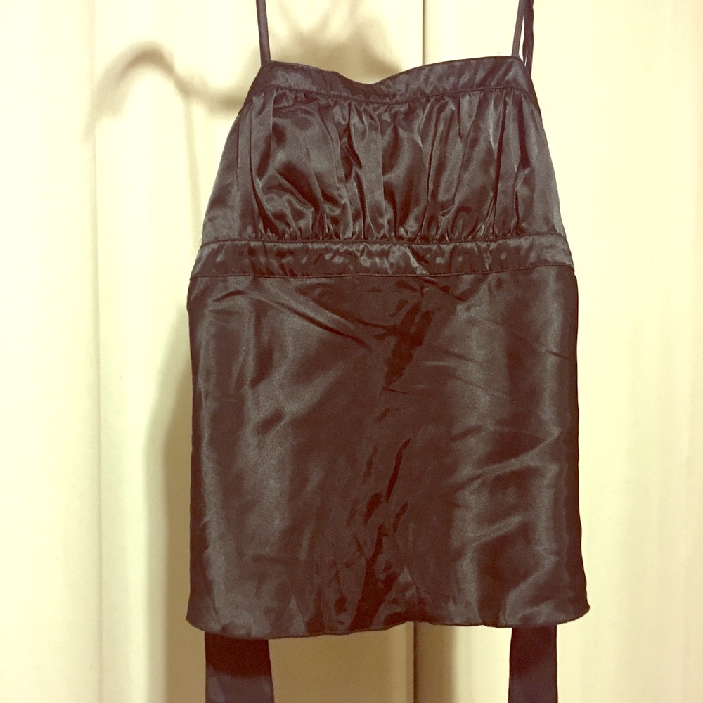 Satin tank top